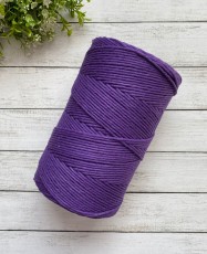 Polycotton Peinado Morado 3mm.